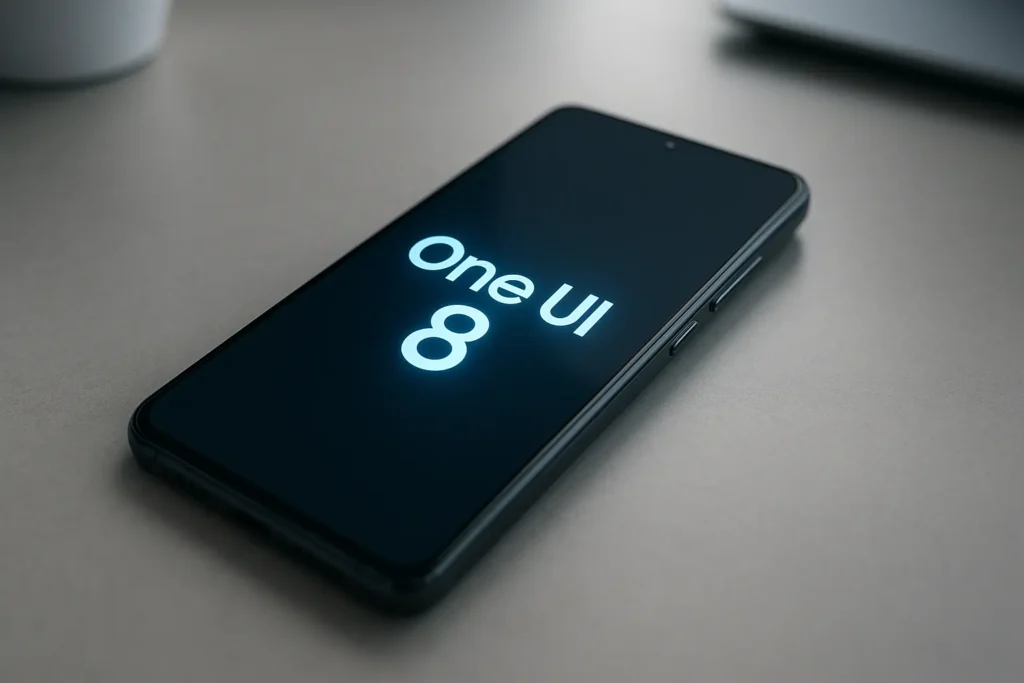 Samsung Galaxy Devices Get One UI 8: Full Rollout Details Inside 1 Samsung Galaxy smartphone showcasing the new One UI 8 update interface